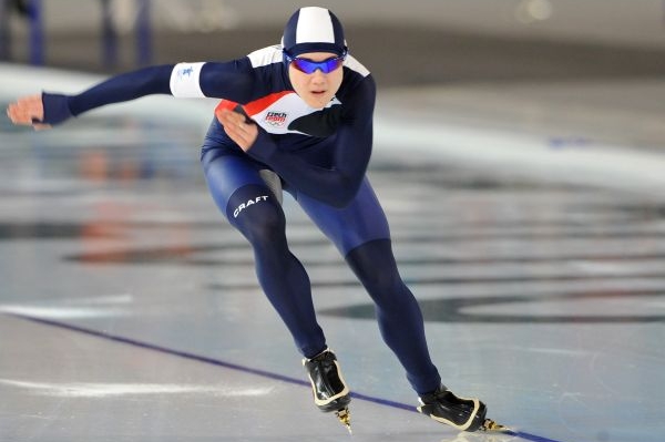 Karolína Erbanová na olympijské trati.