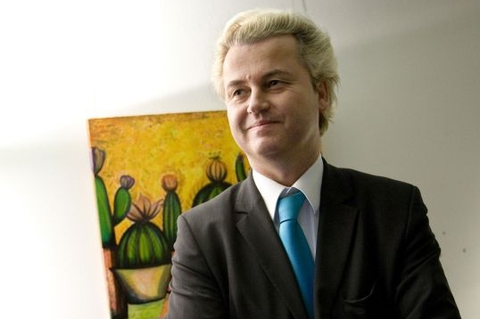 Novodobý křižák a možný budoucí premiér Nizozemska - Wilders.