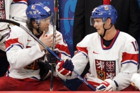 Jaromír Jágr a Roman Červenka spolu budou hrát i proti Rusům.