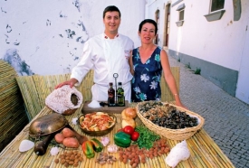 Slow food restaurace v portugalsk&eacute; Algarve.