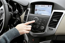 Displej navigace nezapře nejnovější opely, což chevrolet povyšuje.