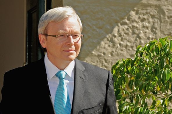 Australský premiér Kevin Rudd si ztěžuje na chování Mossadu.