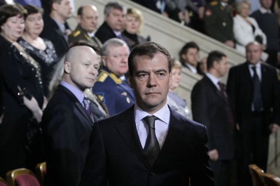 Ruský prezident Dmitrij Medveděv.