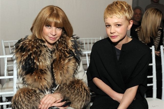 Anna Wintourová (vlevo) s herečkou Carey Mulliganovou.