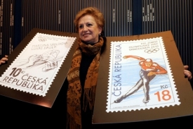 Věra Čáslavská.