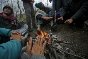 Ilegální imigranti žijí na severu Francie jako bezdomovci