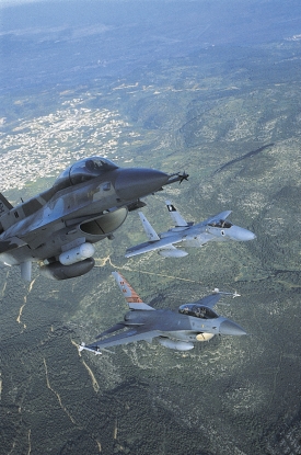 Izraelské letouny F-16.