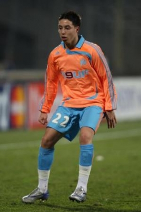 Samir Nasri v dresu francouzsk&eacute;ho Marseille.