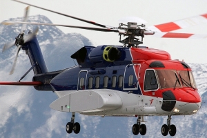 Vrtulník S-92 Sikorsky.