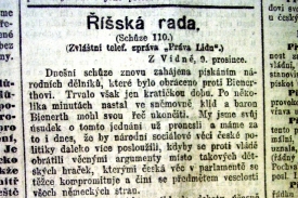 9. 12. 1908, Právo lidu o zasedání parlamentu.
