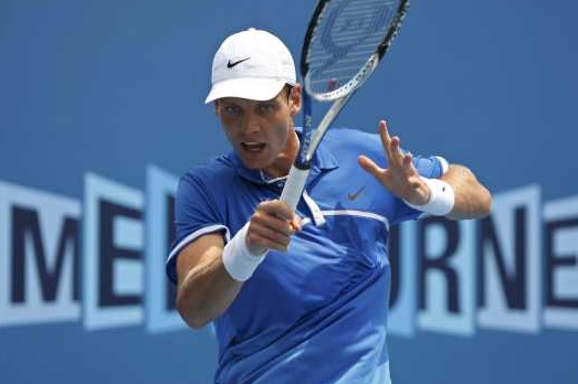 Tomáš Berdych postoupil v Melbourne už do 3. kola.