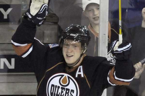 Aleš Hemský, hvězda hokejistů Edmontonu. Aleš Hemský, hvězda hokejistů Edmontonu.