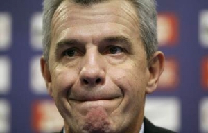 Odvolan&yacute; kouč fotbalistů Atletika Madrid Javier Aguirre.