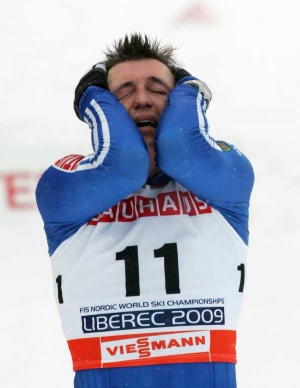 Smutn&iacute;c&iacute; Rus Alexander Legkov.