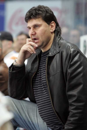 Vladimír Růžička, trenér hokejistů Slavie.