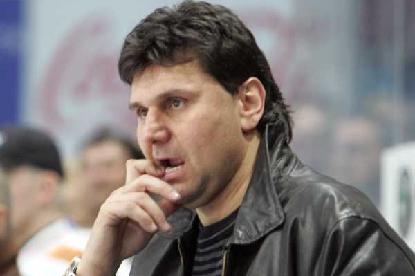 Vladimír Růžička, trenér hokejistů Slavie.