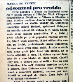 Soud nad vražednou dvojicí.