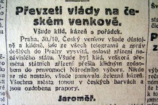 Na českém venkově je klid.