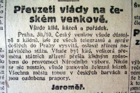 Na českém venkově je klid.