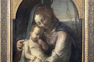 Correggiova Madona s dítětem.