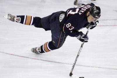 Aleš Hemský, hvězda hokejistů Edmontonu. Aleš Hemský, hvězda hokejistů Edmontonu.