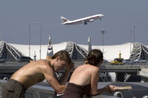 Turisté se konečně dočkali. Z Bangkoku už mohou domů.