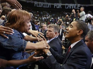 Spasitel Obama? Čern&yacute; sen&aacute;or na Floridě.