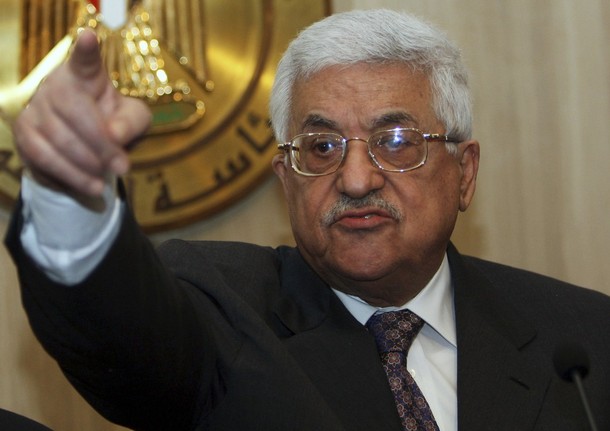 Palestinský prezident Mahmúd Abbás v Egyptě.