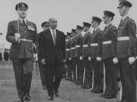 Prezident Dáud při návštěvě Londýna v 70. letech minulého století.