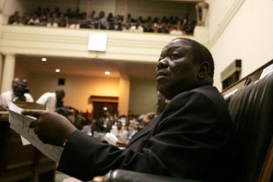 Zimbabwsk&yacute; opozičn&iacute; před&aacute;k Morgan Tsvangirai.