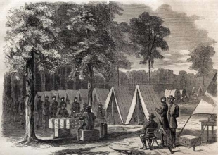 Tradice volby prezidenta v americk&eacute; arm&aacute;dě. Rok 1864.