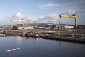 Britannic byl stejně jako Titanik postaven v belfastských docích.