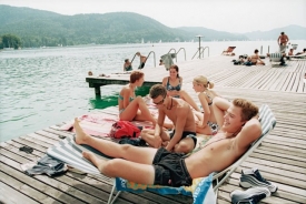 Nejteplej&scaron;&iacute; ledovcov&eacute; jezero v Evropě.