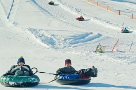 Snowtubing.