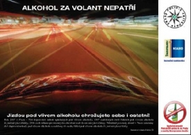Alkohol za volant nepatří. Policisté budou přesvědčovat řidiče.