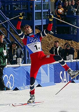 Norsk&yacute; běžec Thomas Alsgaard.