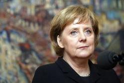Angela Merkelová, předsedkyně německých křesťanských demokratů CDU. 