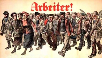 Německo německým dělníkům (z agitace SPD v 1. půli 20. století).