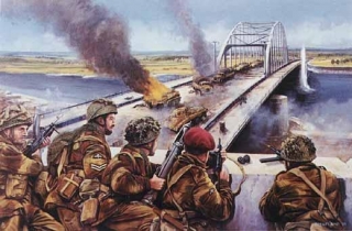 Předchoz&iacute; invaze do Nizozem&iacute;. Američan&eacute; a Britov&eacute; u Arnhemu 1944.