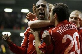 Radost fotbalistů Liverpoolu.