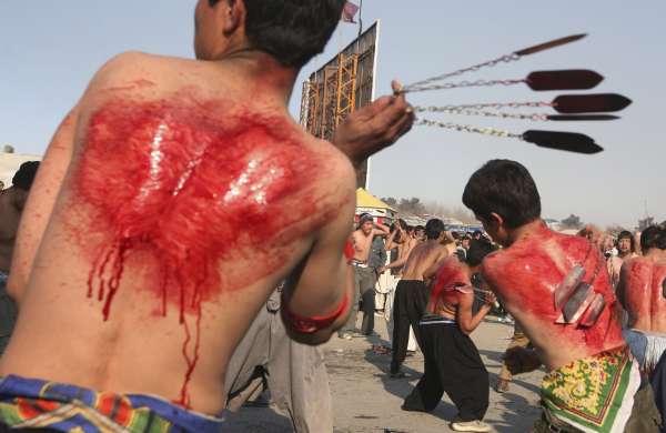 Ášurá v afghánském Kábulu. Ášurá v afghánském Kábulu.