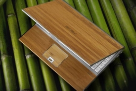 Bambus je jen dalším z řady netradičních materiálů pro notebooky.
