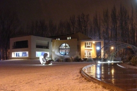 Hlavn&iacute; budova jižn&iacute; č&aacute;sti observatoře.
