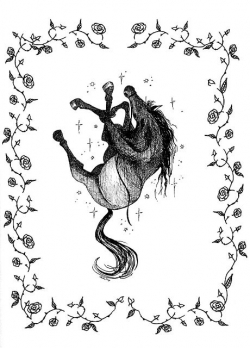 Autorčina vlastnoruční ilustrace k jedné z bajek.