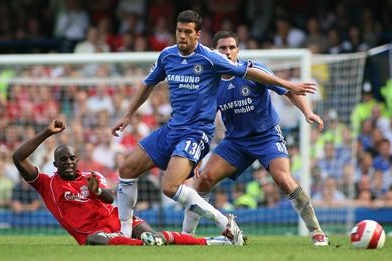 Michael Ballack (vpředu)