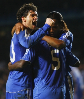 Radost fotbalistů Chelsea.