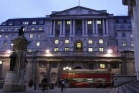 Britsk&aacute; centr&aacute;ln&iacute; banka Bank of England.