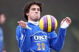 Milan Baroš v dresu Portsmouthu.