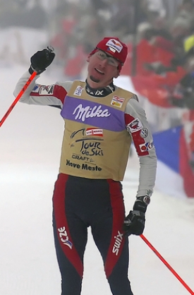 Luk&aacute;&scaron; Bauer si jede pro druh&yacute; triumf v Tour de Ski.