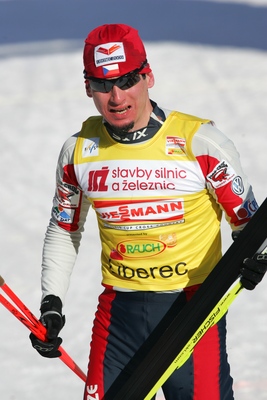 Běžec na lyžích Lukáš Bauer.